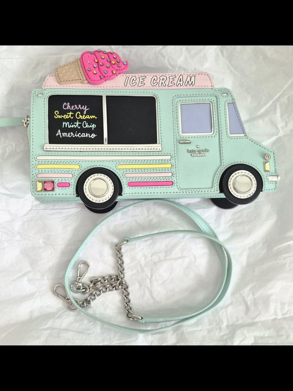 Rare LIMITED EDITION Kate Spade Mint Ice Cream Truck